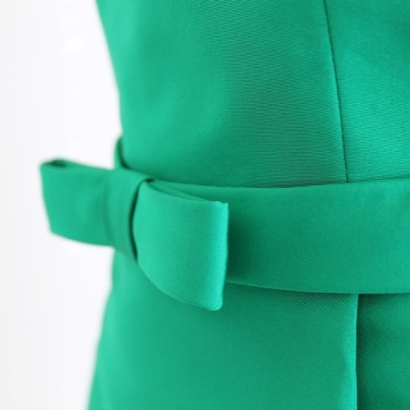 Classic Green Frascara Dress with Matching Jacket - Picture 3 of 7
